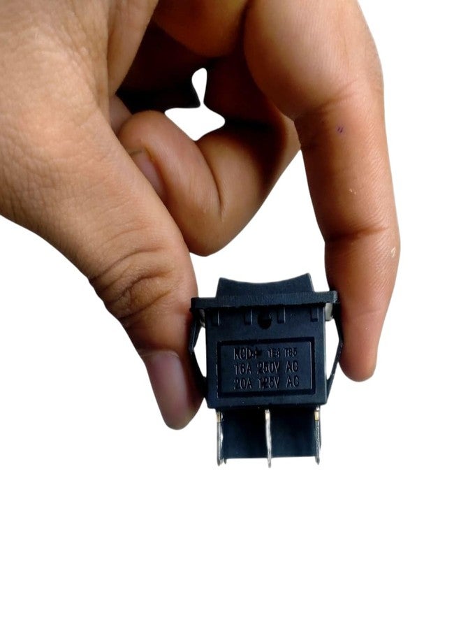 CYIDER Kids Bikes & Cars 6 Pin Forward Stop Reverse Switch | Power Start Button & Rocker Toggle Control | Ride-On Car Toys Replacement Parts - Black - Image 3